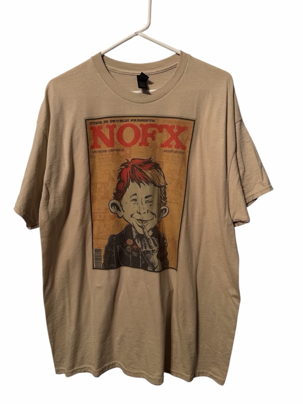 NOFX "Punk in Drublic" T-Shirt  MADtv Size XL New Fatwreck Punk in Drublic